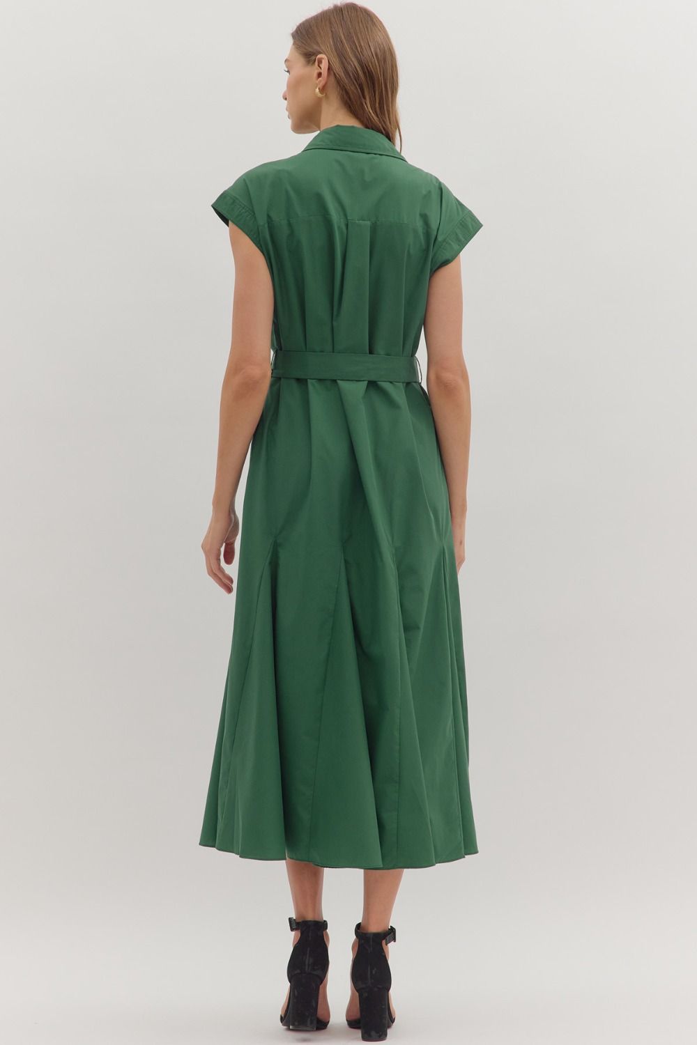Ainsley Collared Midi Dress