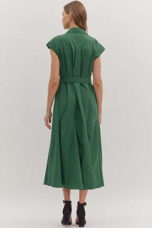 Ainsley Collared Midi Dress