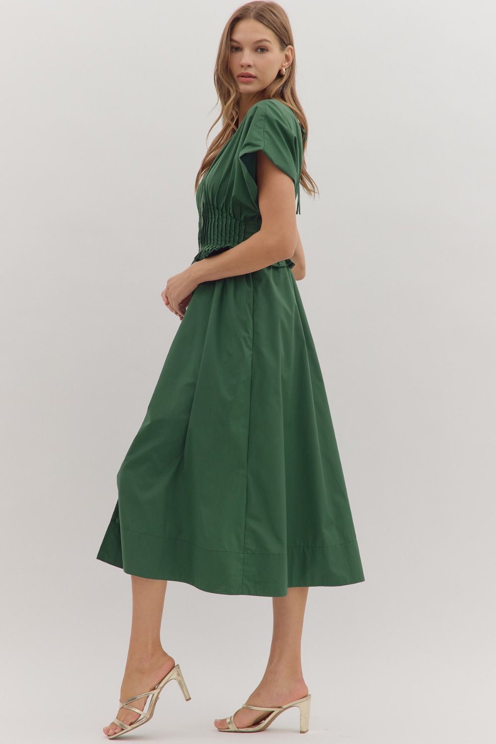 The Esme Smocked Midi Dress