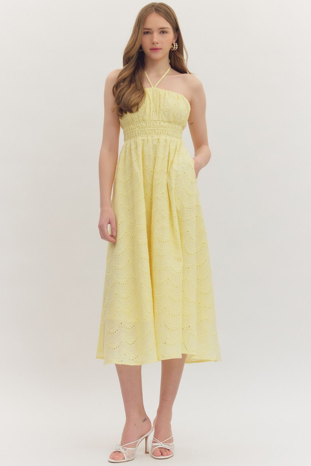 The Sienna Halter Midi Dress