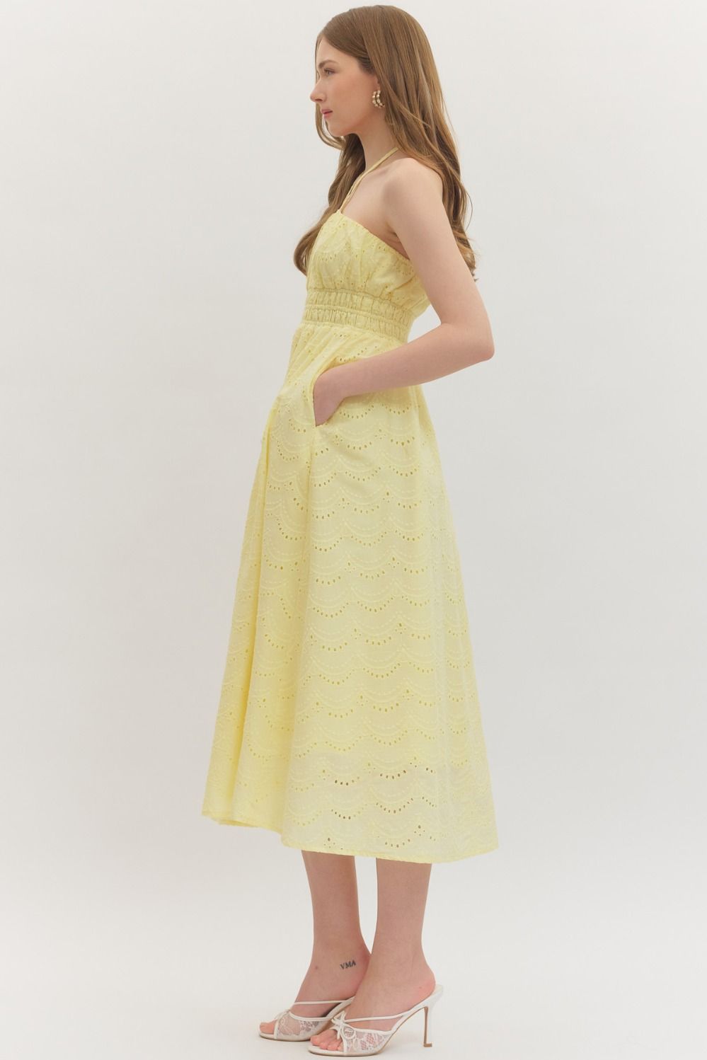 The Sienna Halter Midi Dress