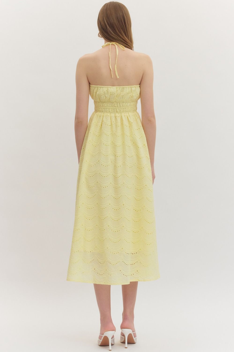 The Sienna Halter Midi Dress