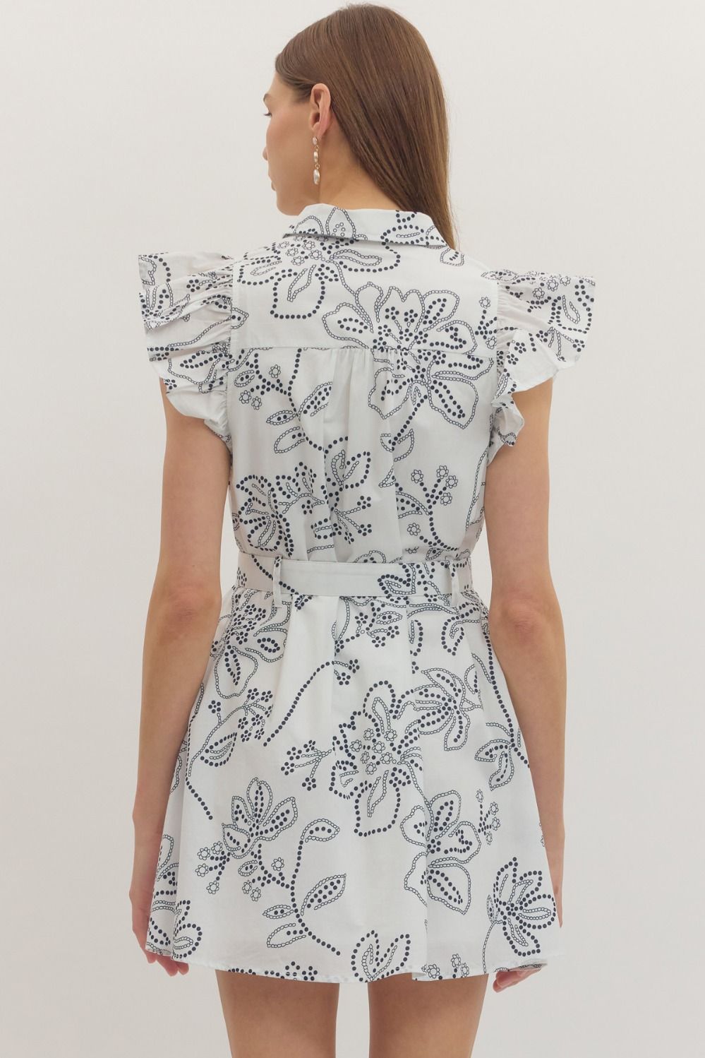 The Brielle Floral Ruffle Mini Dress