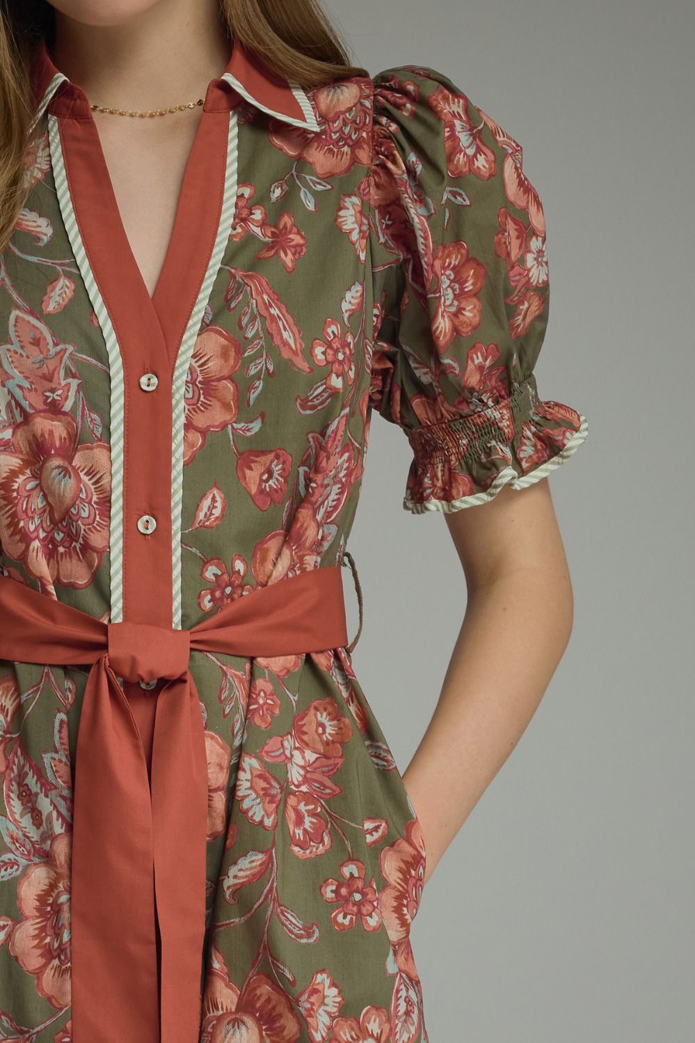 Lenora Floral Midi Dress