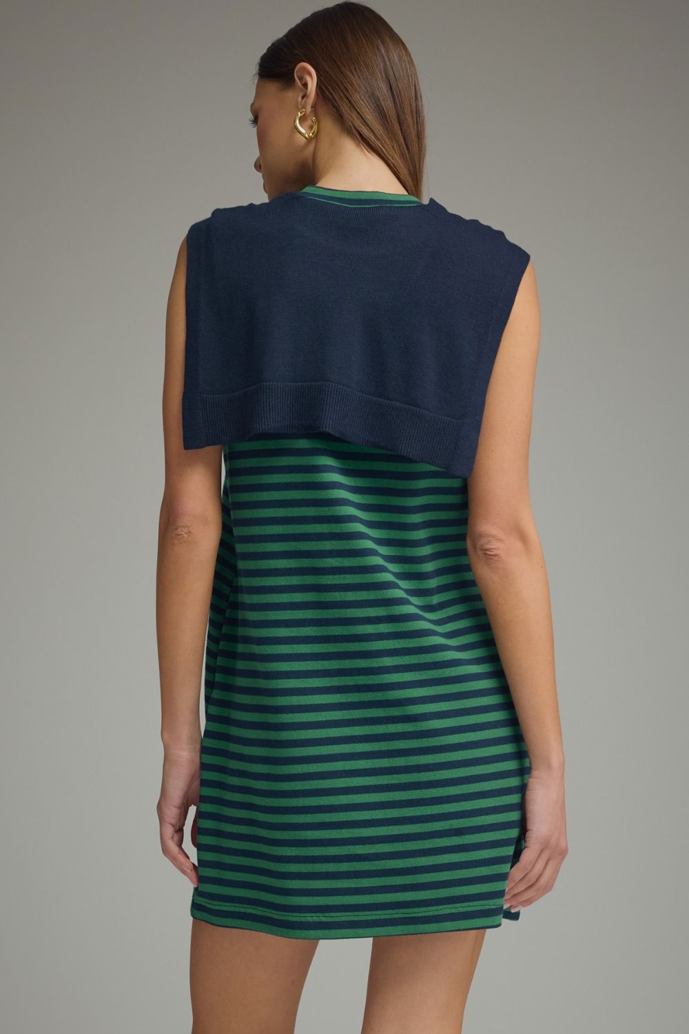 Mandy Striped Sleeveless Mini Dress