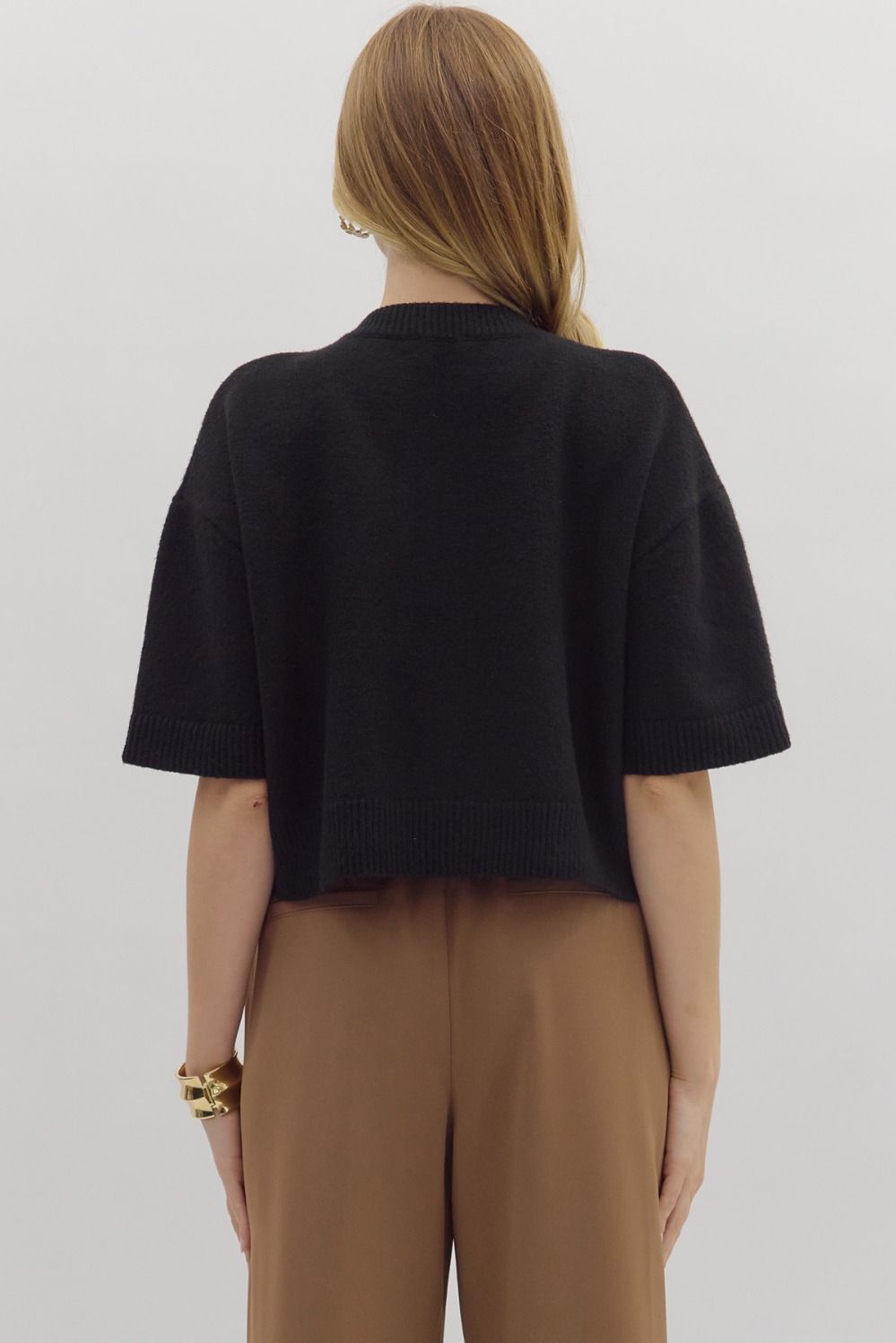 Delphine Horse Knit Sweater Top