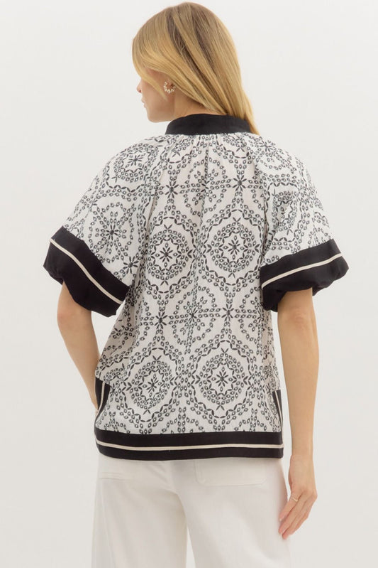 Zahara Caftan Top