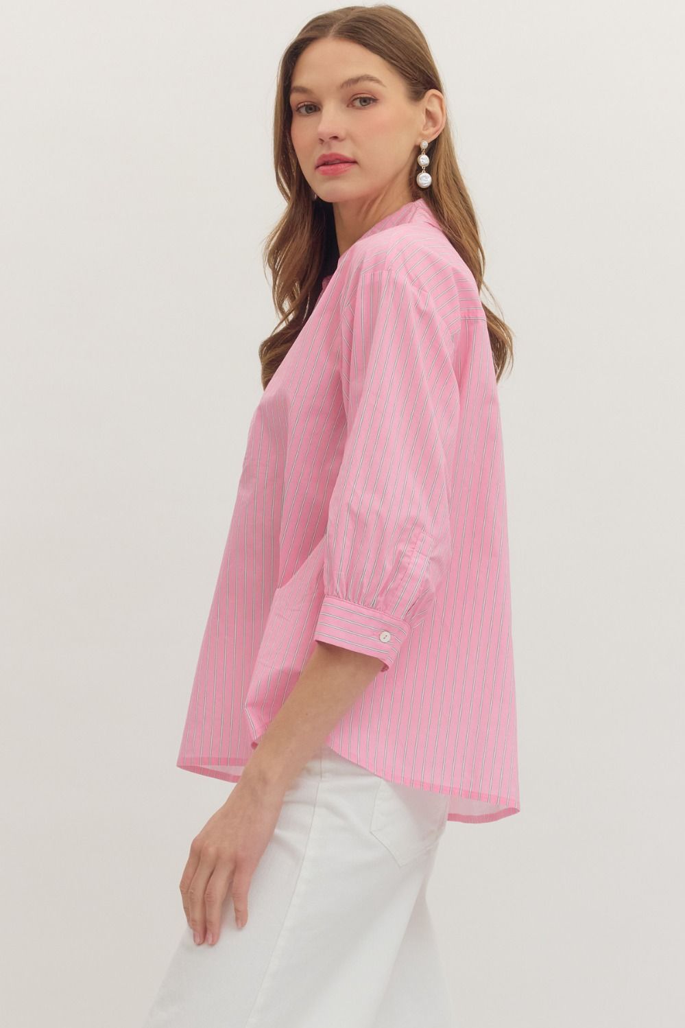 Riviera Striped Tunic Blouse
