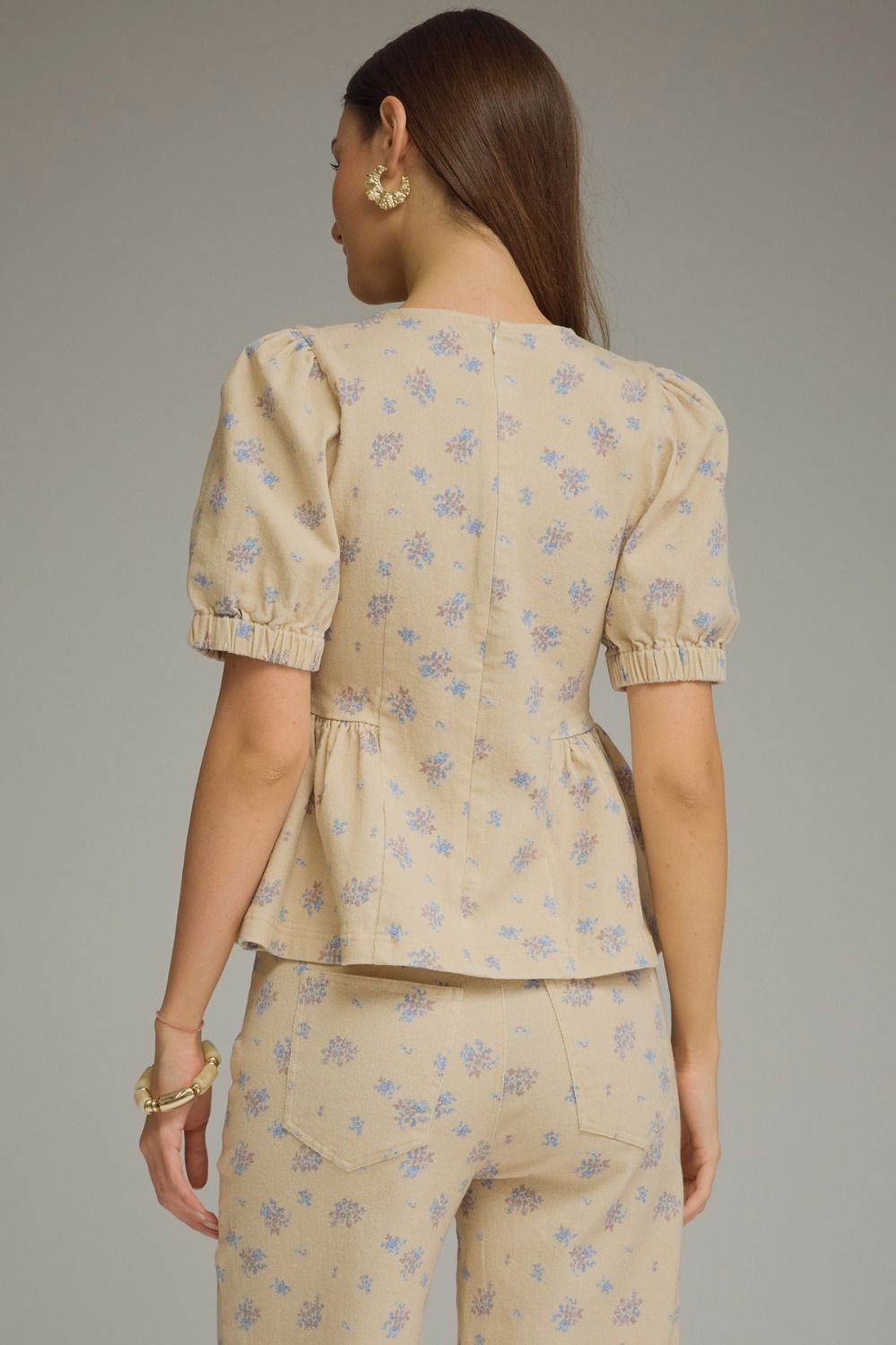 Winifred Floral Peplum Top
