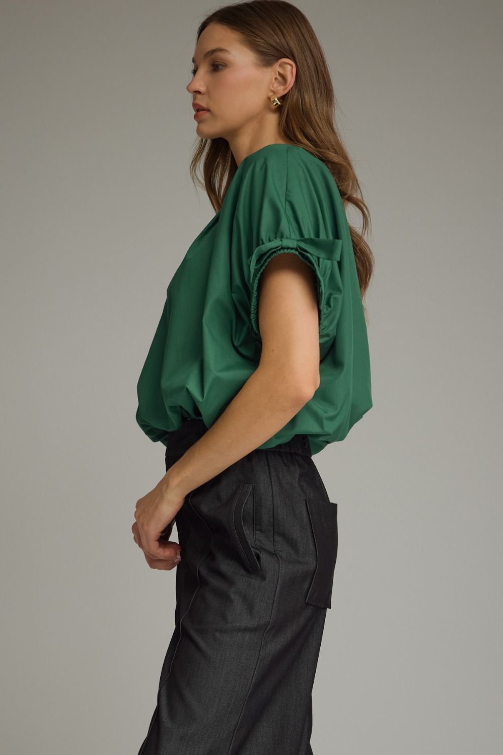 Genevieve Sleeve Tie Blouse