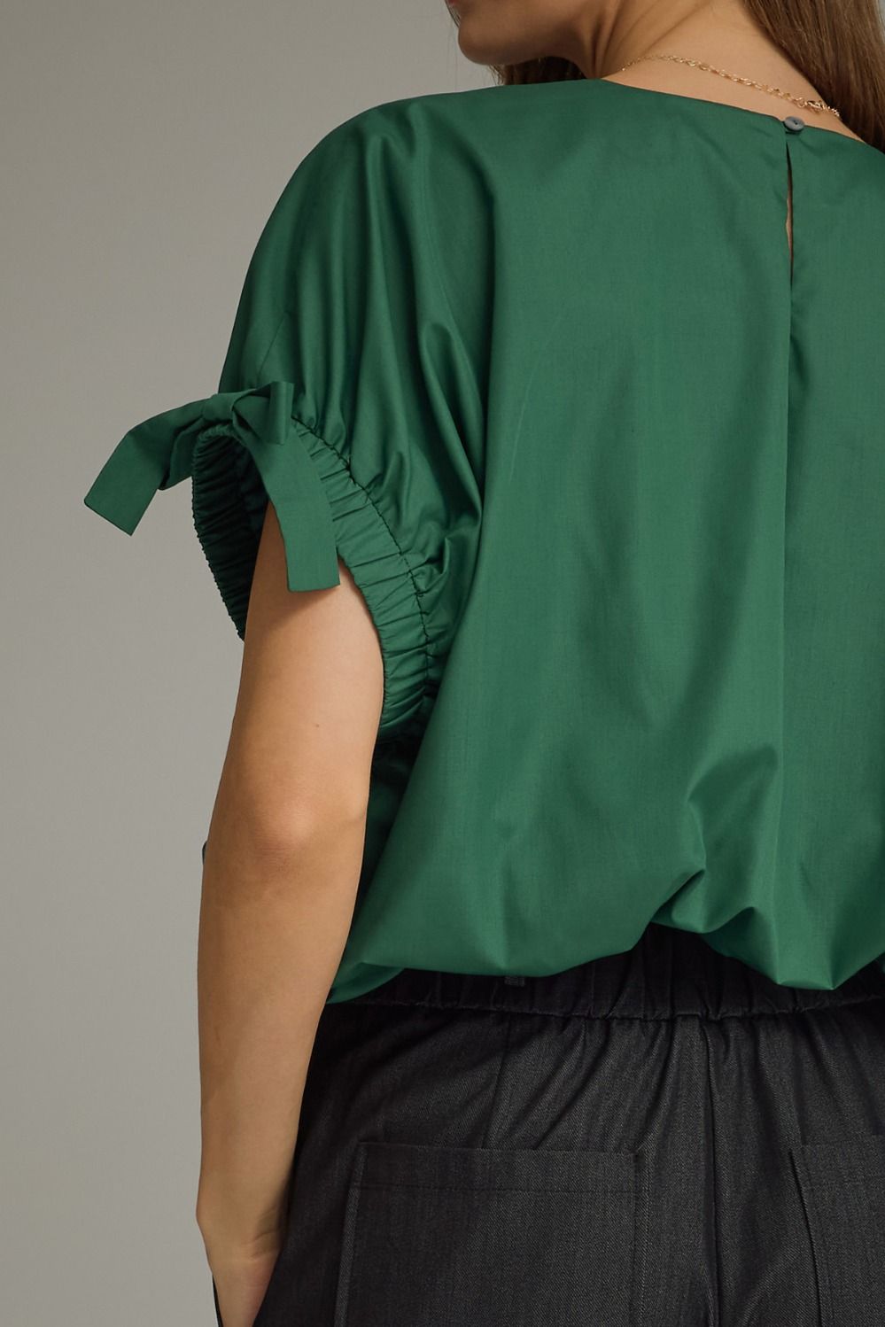 Genevieve Sleeve Tie Blouse