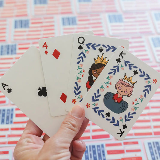 American Flag Book Playing Cards