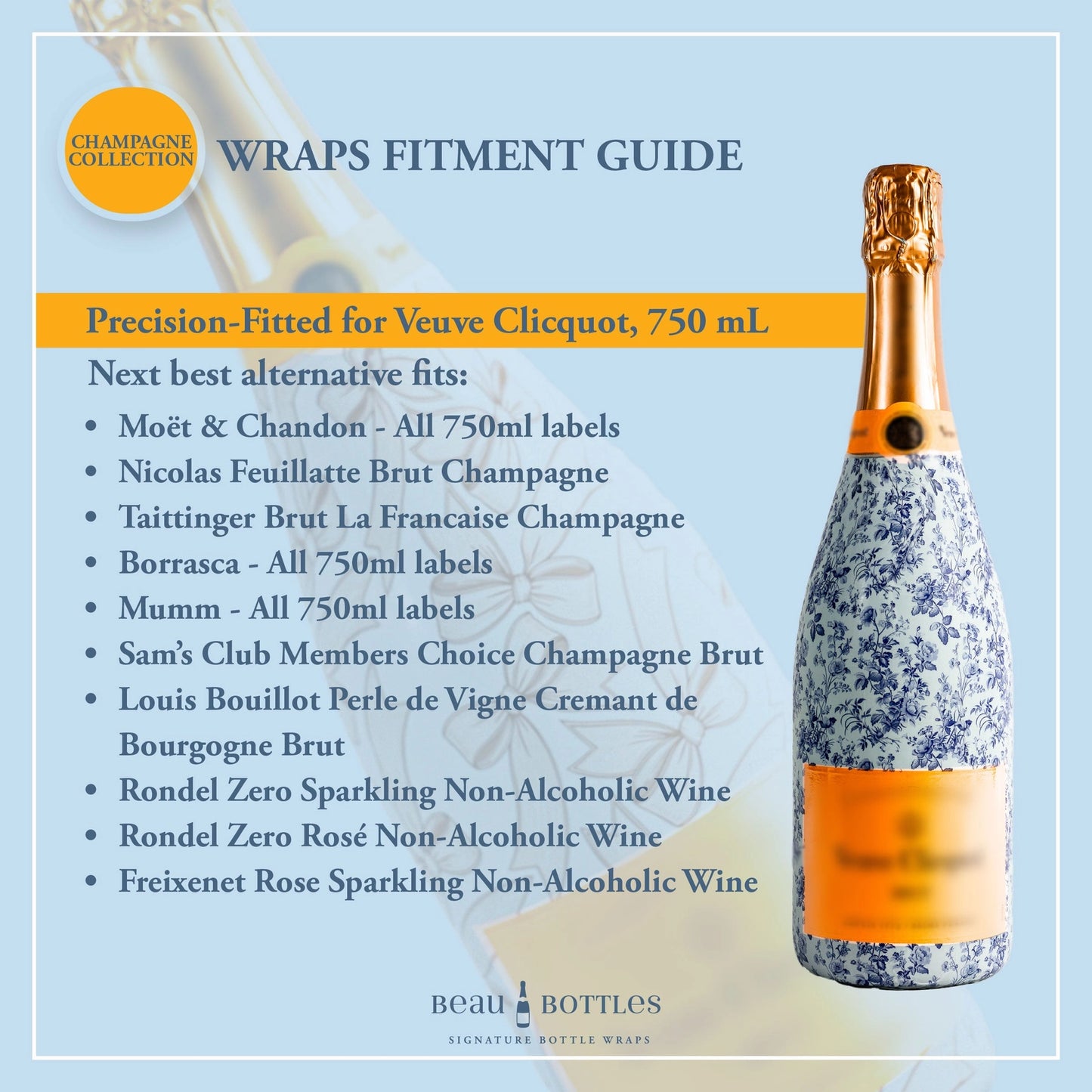 Classy Champagne Wraps