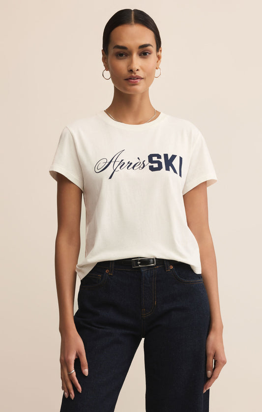 Z Supply Pray For Snow Tourist Tee