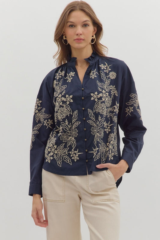 Emily Embroidered Blouse