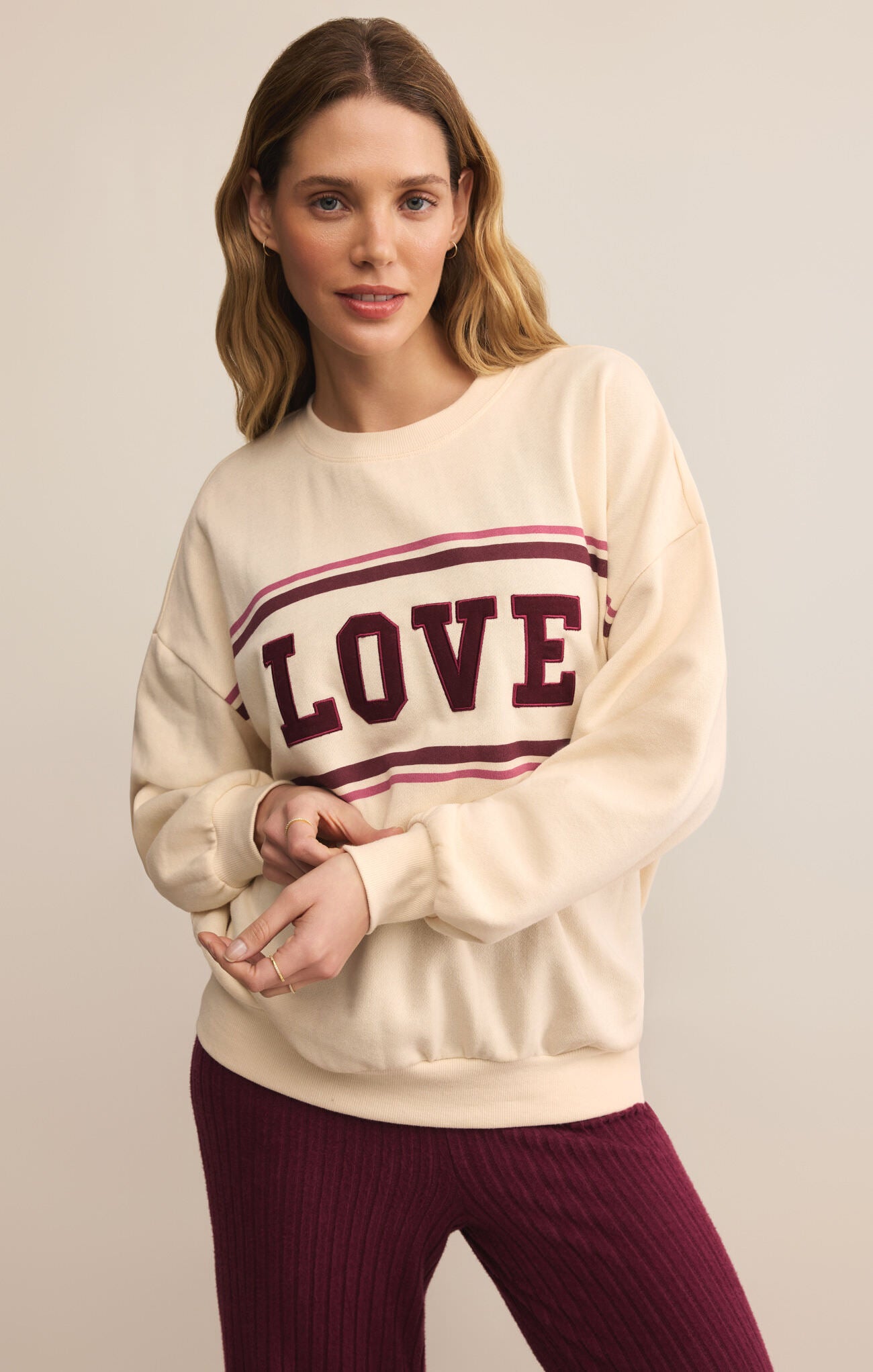 Z Supply Oversized Love Sweatshirt