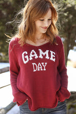 Wooden Ships Game Day V-Neck Top