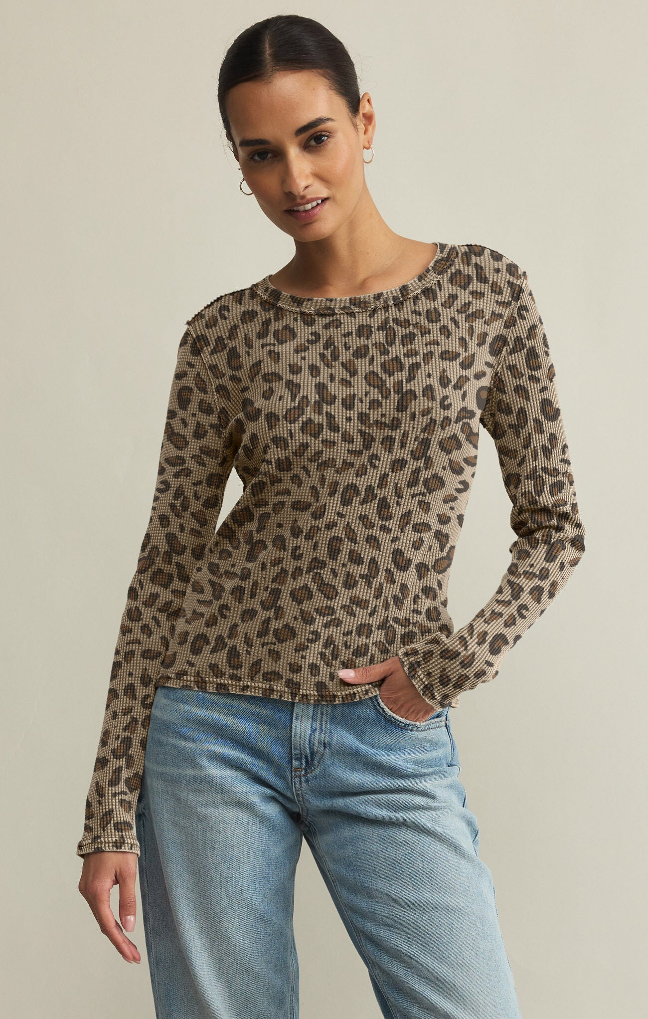 Z Supply Arlet Animal Mini Thermal Top