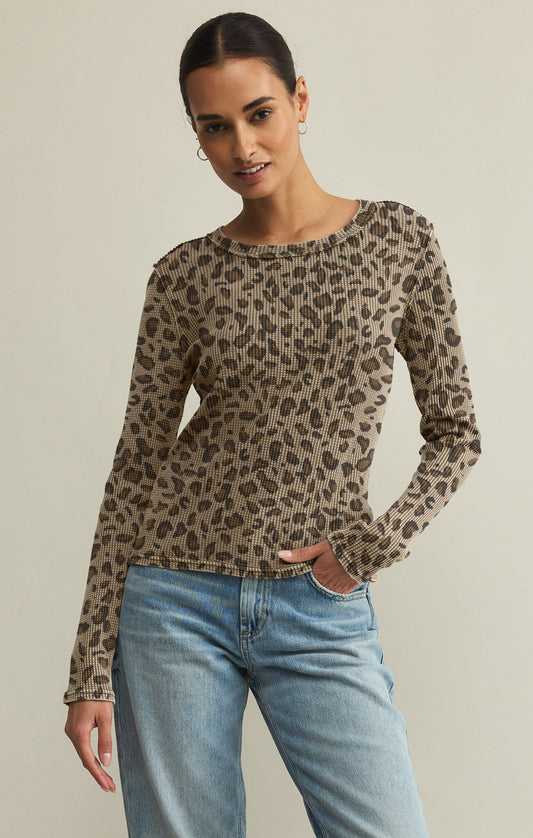 Z Supply Arlet Animal Mini Thermal Top