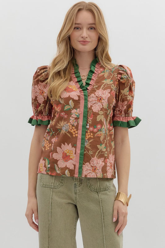 Laura Floral Blouse