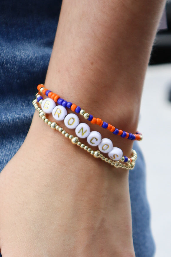 local_High_School_Stack_Bracelet Broncos 