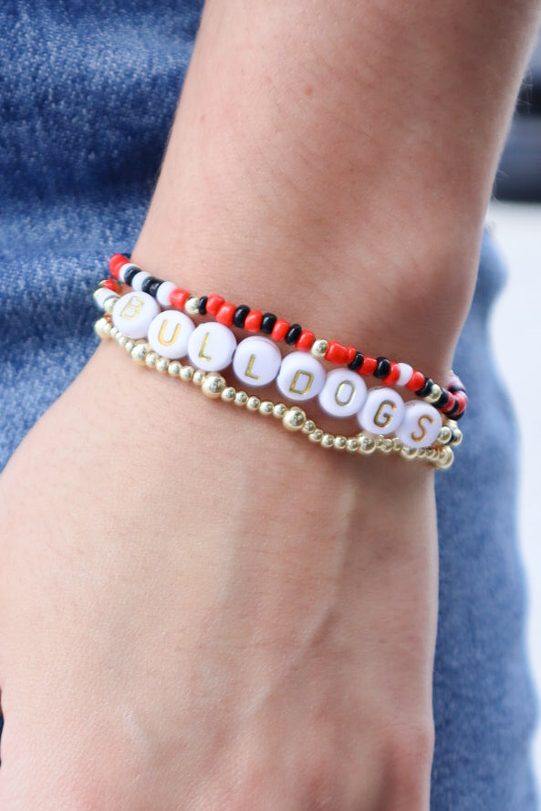 local_High_School_Stack_Bracelet Bulldogs 