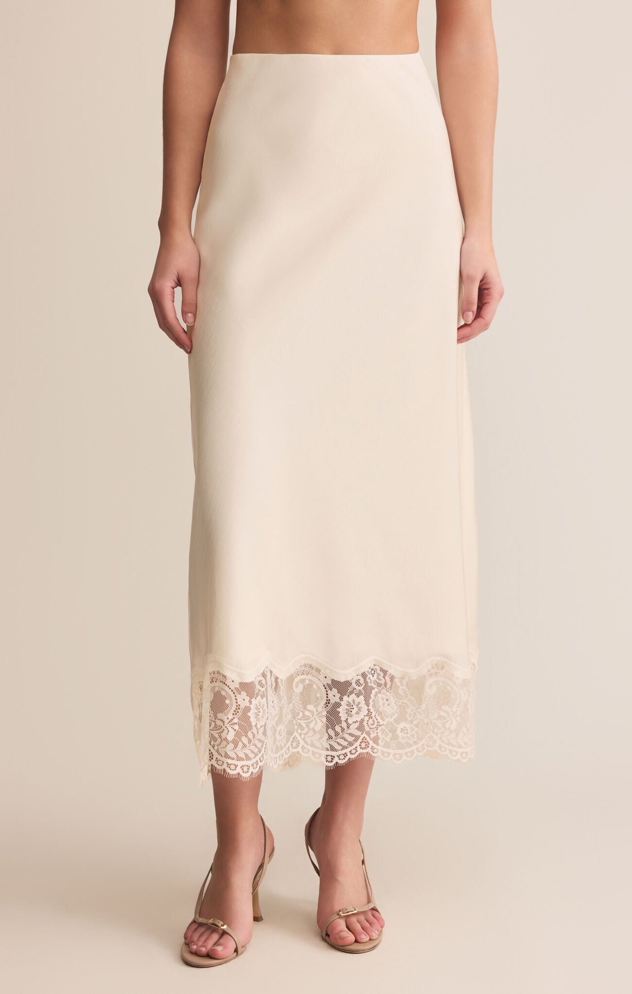 Z Supply Cinder Lace Midi Skirt