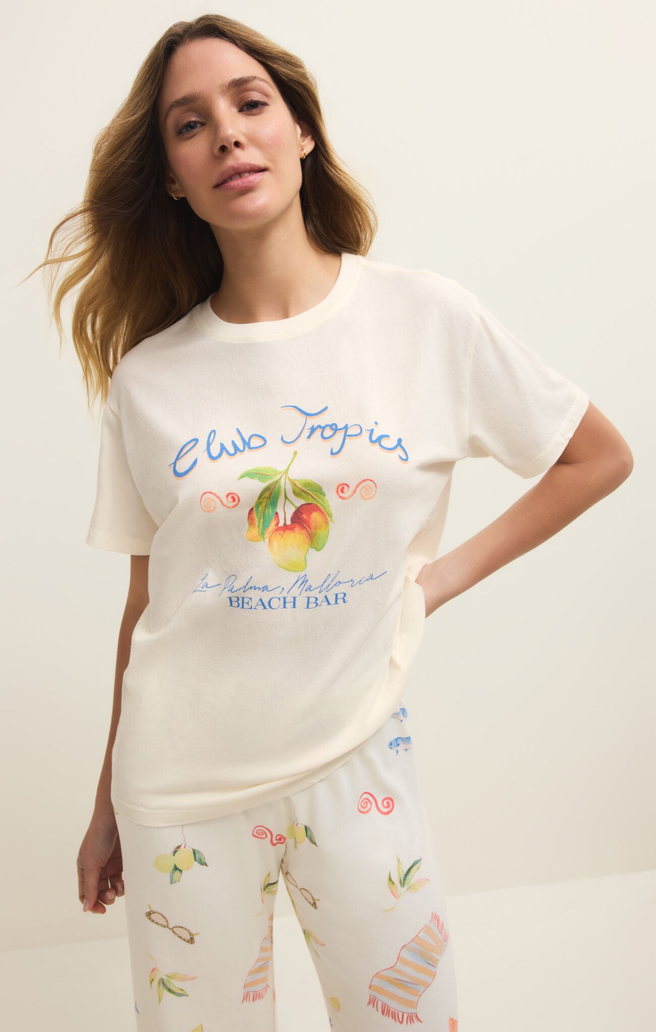 Z Supply Club Tropics Boyfriend Tee