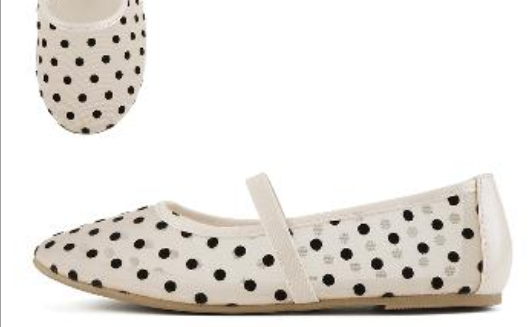 Lena Mesh Dot Ballet Flat