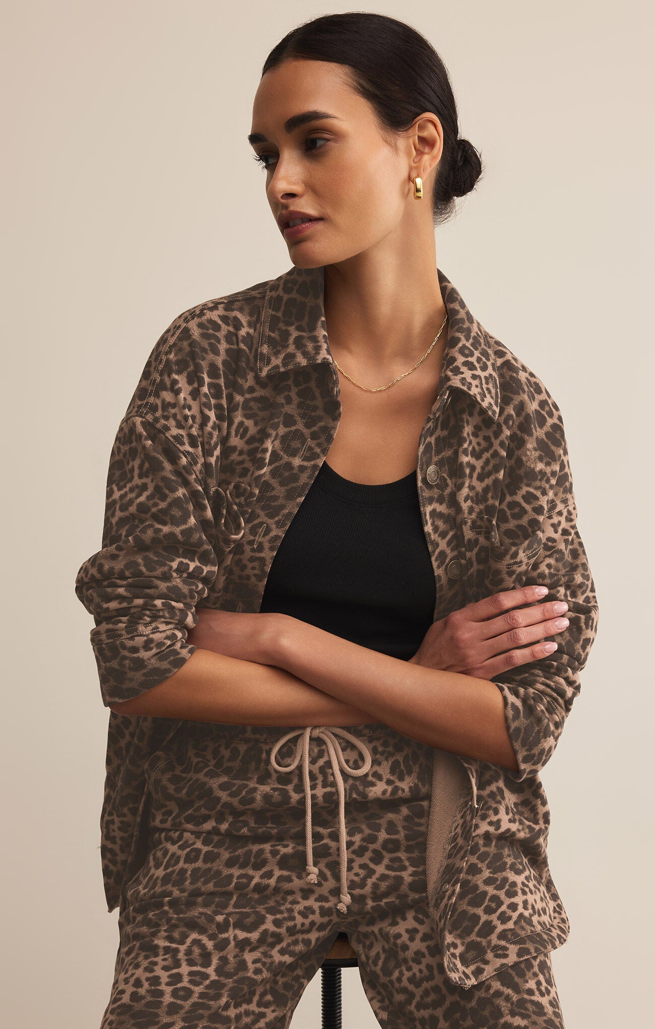 Z Supply All Day Leopard Jacket