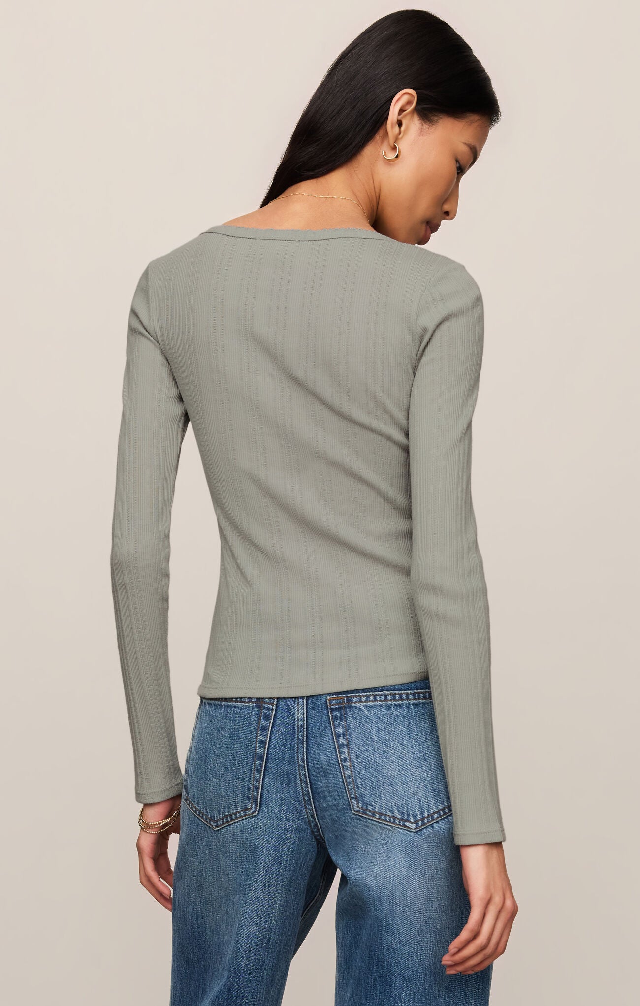 Z Supply Audri Scalloped Top