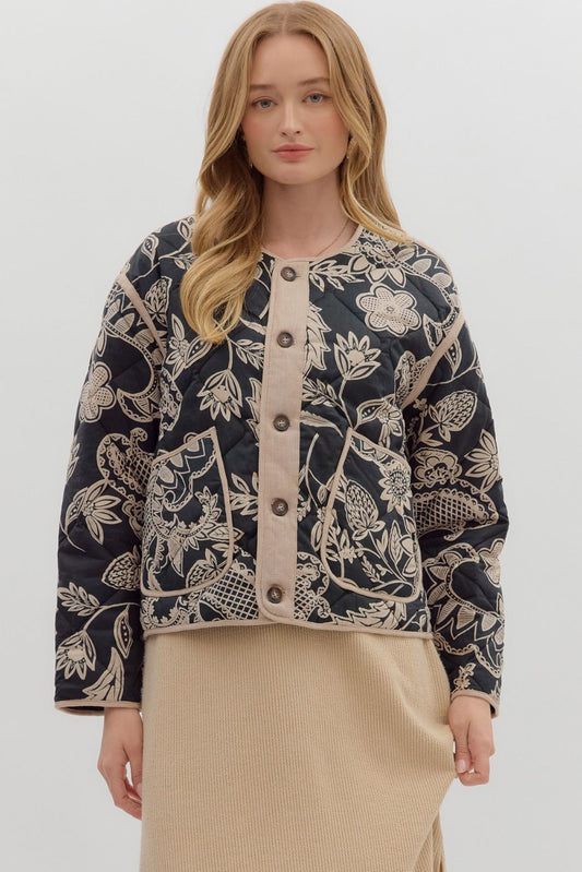 Paisley Quilted Jacket