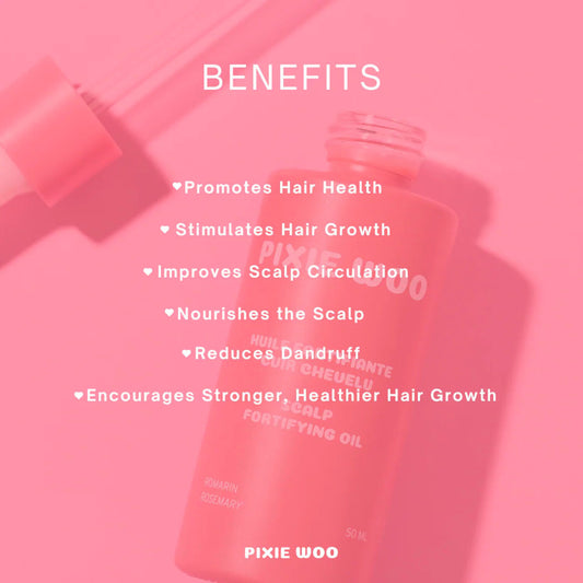 Pixie Woo Pre-Wash Fortifying Rosemary Oil for Scalp