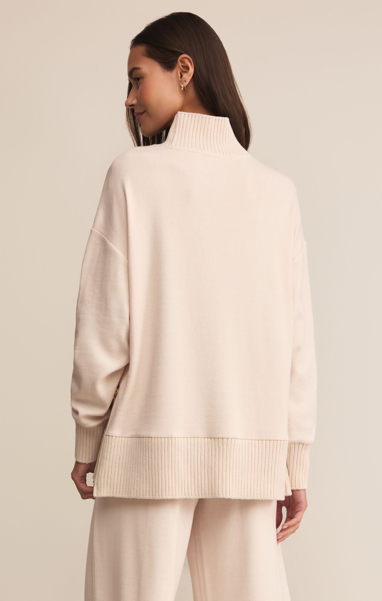 Z Supply Sable Rib Sweatshirt