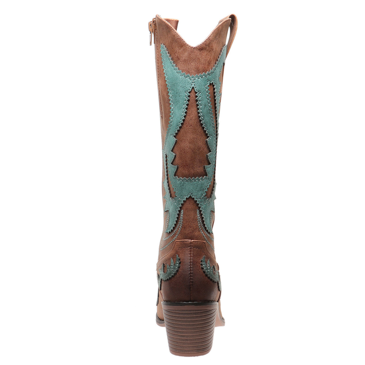 Step into bold Western style with these brown and turquoise cowgirl boots—crafted for comfort, confidence, and unforgettable flair.
