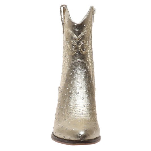 Metallic Western Boots