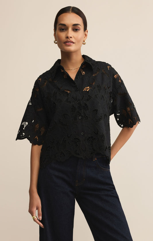 Z Supply Midnight Lace Top