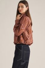 Claudette Abstract Print Blouse