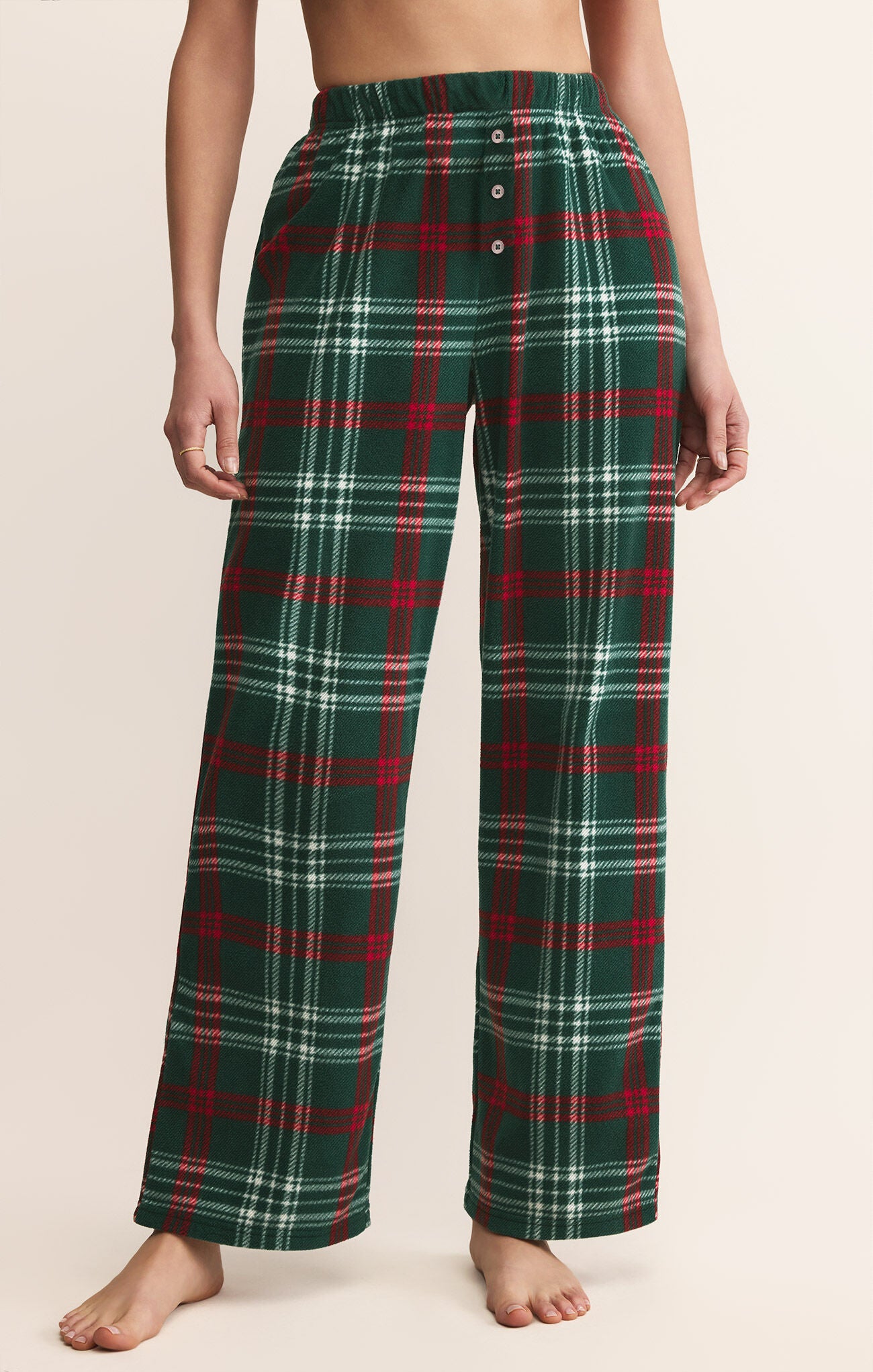 Z Supply Hangout Plaid Pant