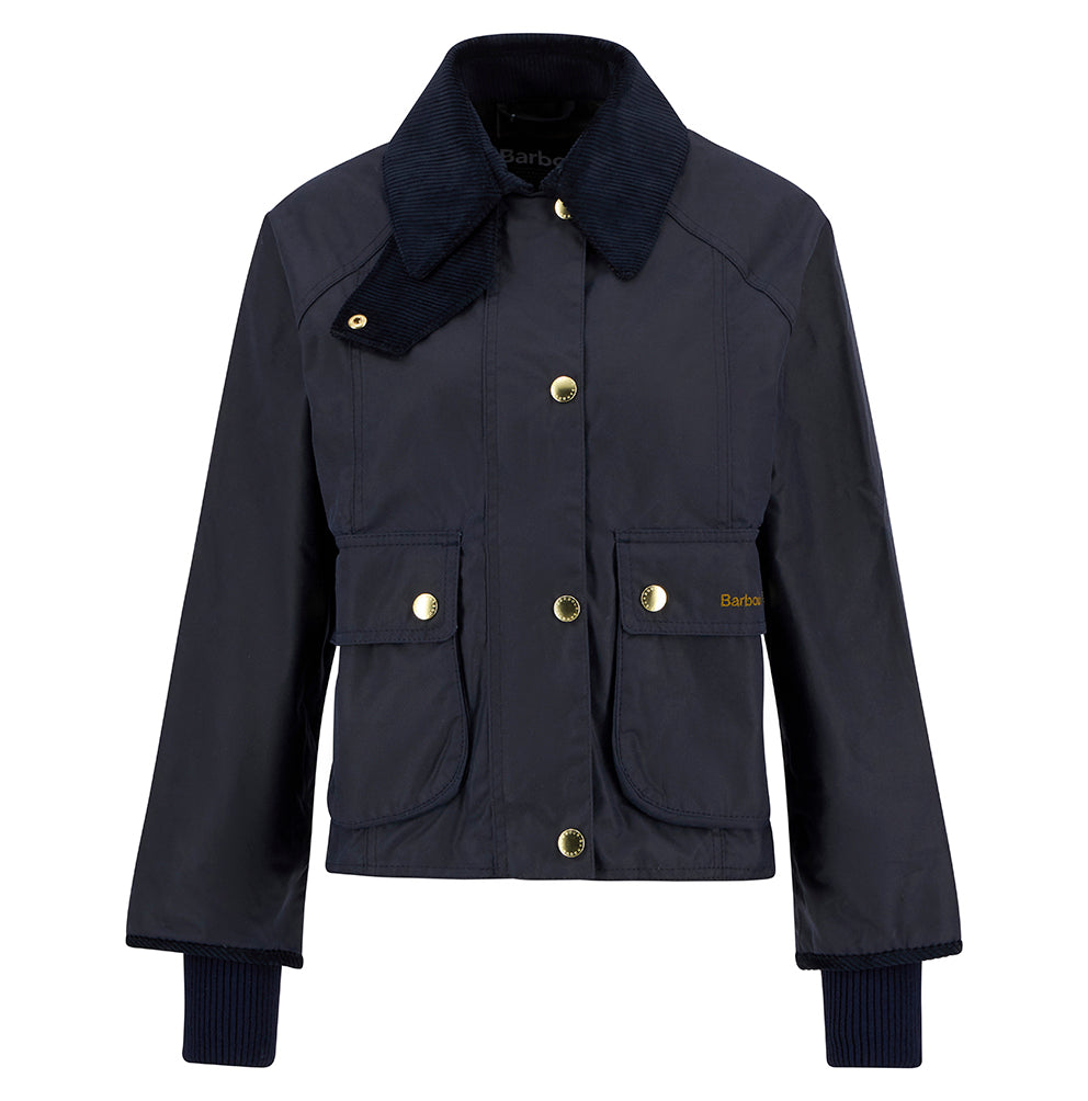 Barbour Cropped Beadnell Wax Jacket
