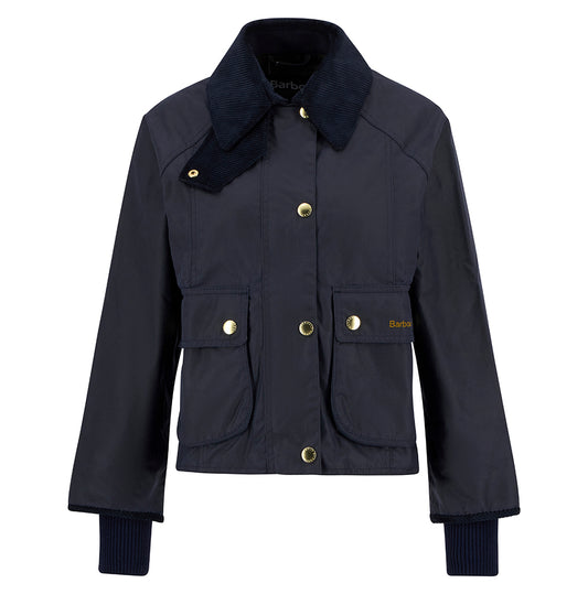 Barbour Cropped Beadnell Wax Jacket