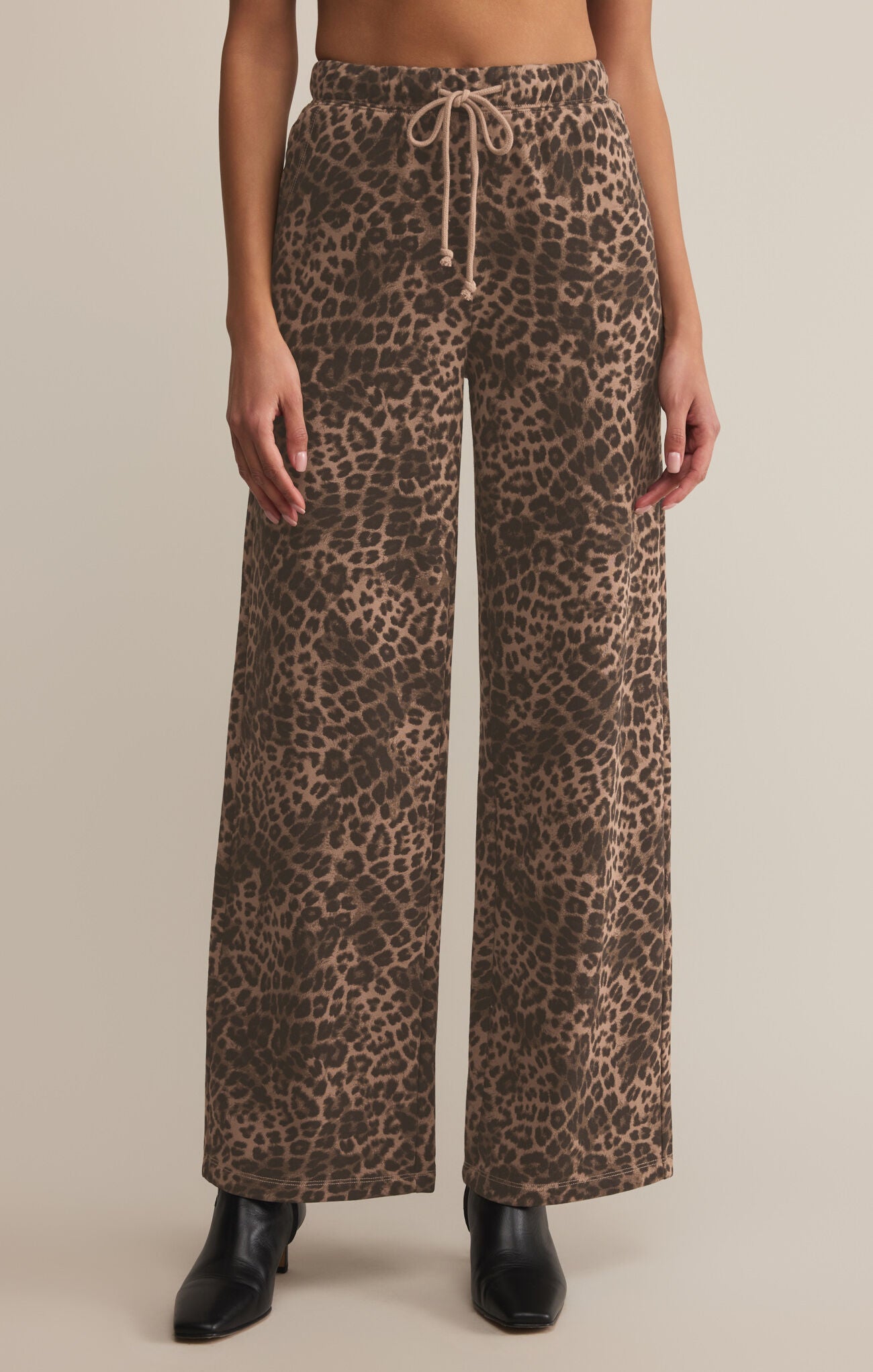 Z Supply Hunter Leopard Knit Pant