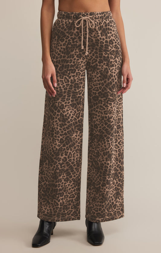 Z Supply Hunter Leopard Knit Pant