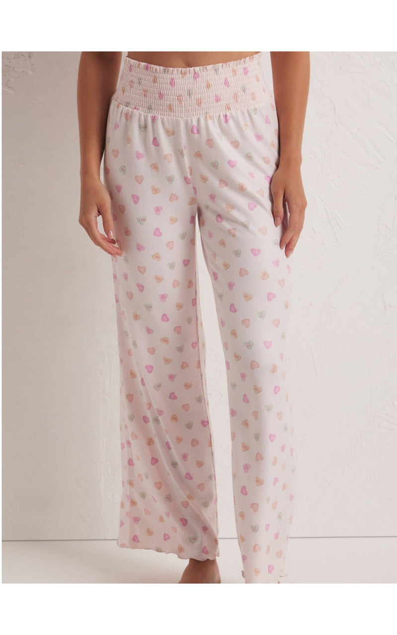 Dawn Candy Heart Pant - Whisper Pink