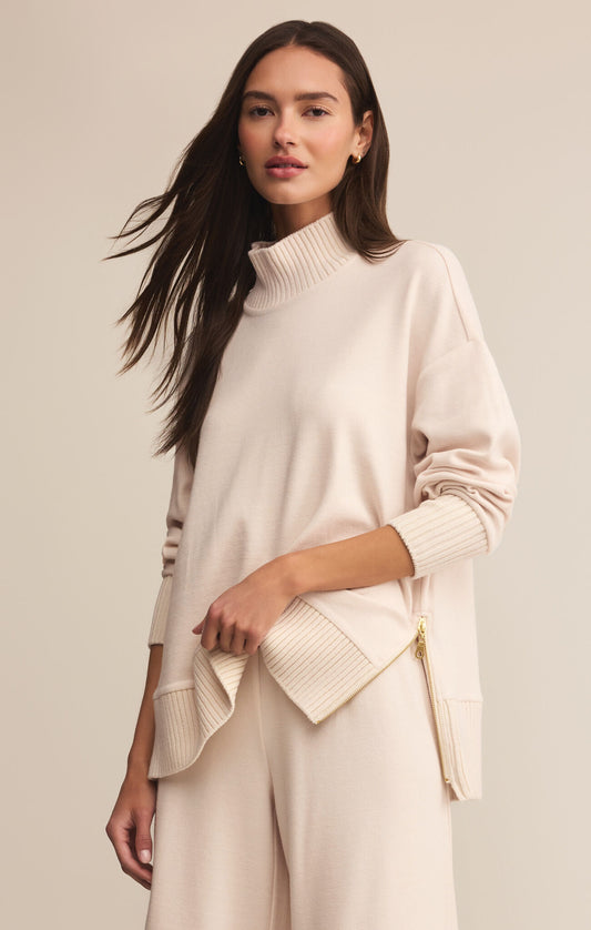 Z Supply Sable Rib Sweatshirt